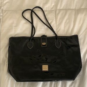 Black patent Dooney & Bourke Tote